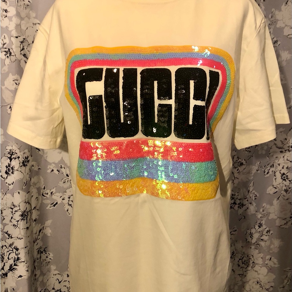 Gucci Oversized Light Yellow Tshirt